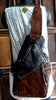 Unisex Leather backpack ,side bag